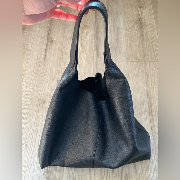 & other Stories Large Leather Hobo Bag - Picture 3 of 9